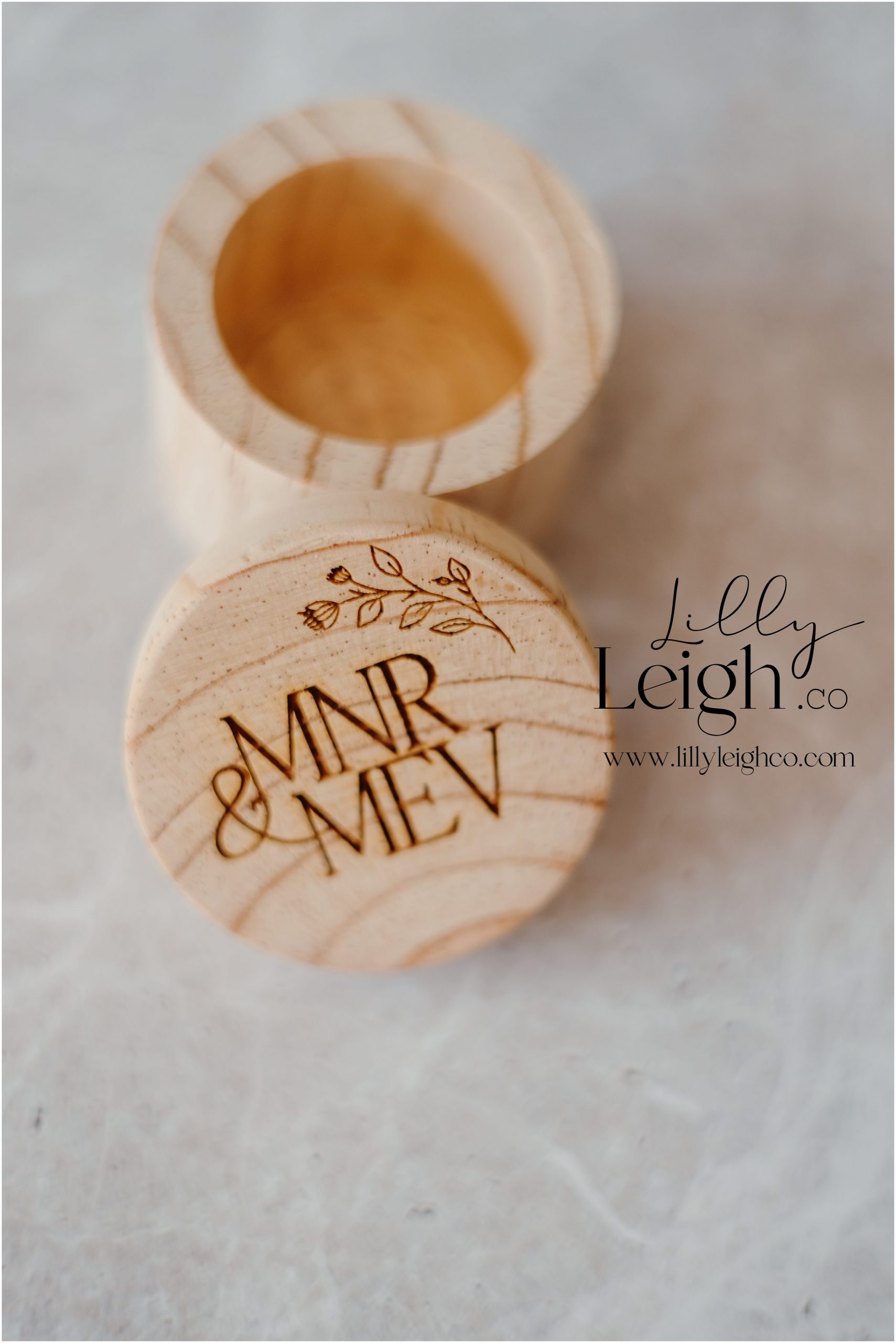 Wooden Ring Box – Pine