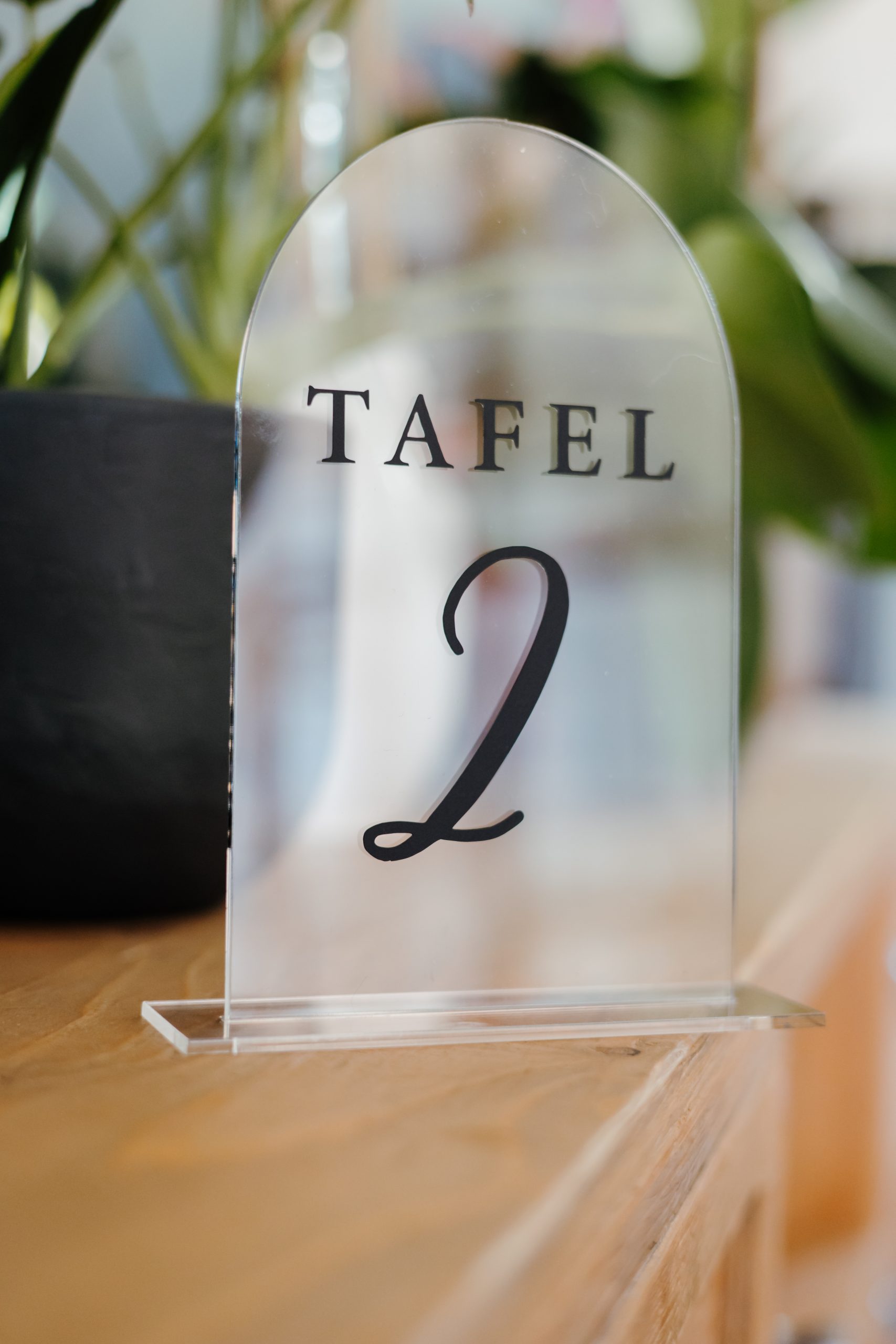 Table Numbers – Arched A5